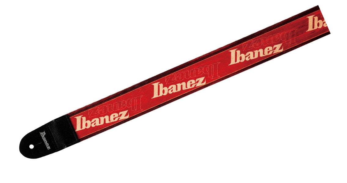 Ibanez GSD50-P12 Gitarrengurt Designgurt - Ibanez Logo rot Ibanez GSD50-P12 Gitarrengurt Designgurt - Ibanez Logo rot