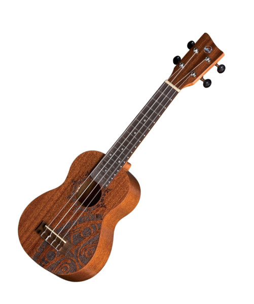 VGS Manoa Kaleo Tattoo KT-SO-INCA Sopranukulele, Sapelli, mit Gig Bag VGS Manoa Kaleo Tattoo KT-SO-INCA Sopranukulele, Sapelli, mit Gig Bag