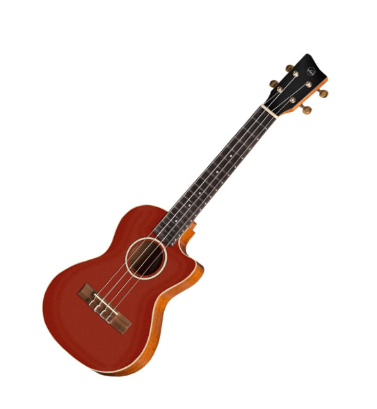 VGS Manoa Roadie R-TE-CE-CANDY Tenorukulele mit Gig Bag, Sapelli VGS Manoa Roadie R-TE-CE-CANDY Tenorukulele mit Gig Bag, Sapelli
